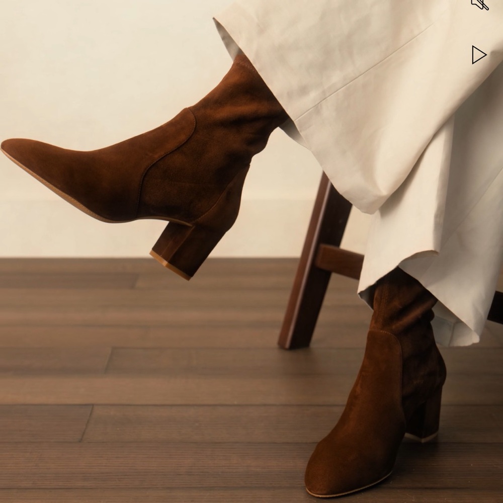 Stuart Weitzman Yuliana 60 Suede Ankle Boots brand new